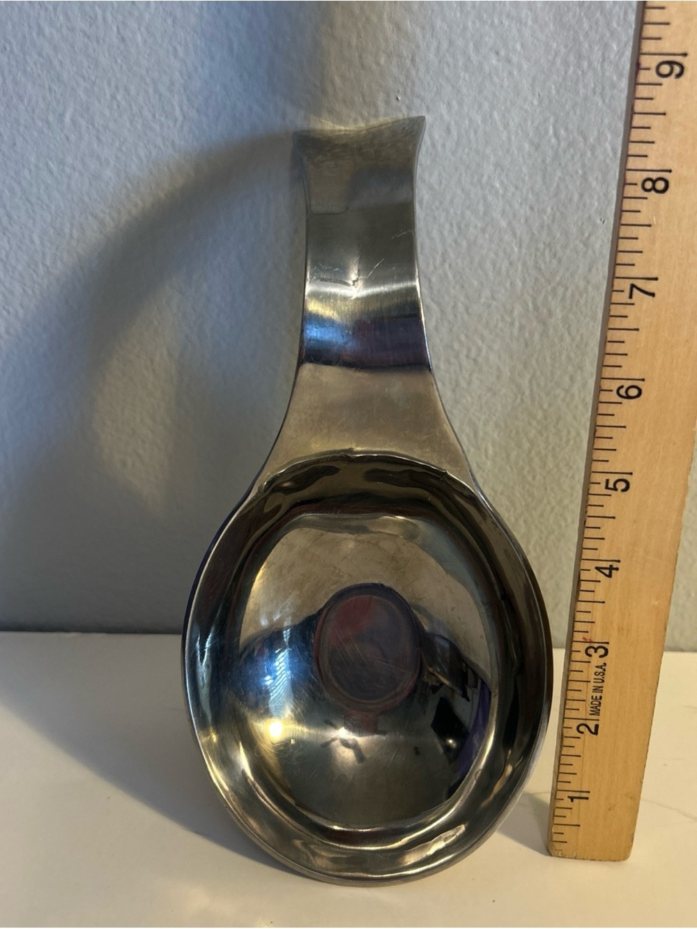 Amco Stainless Steel Spoon Rest, model 8158 heavy-duty construction.